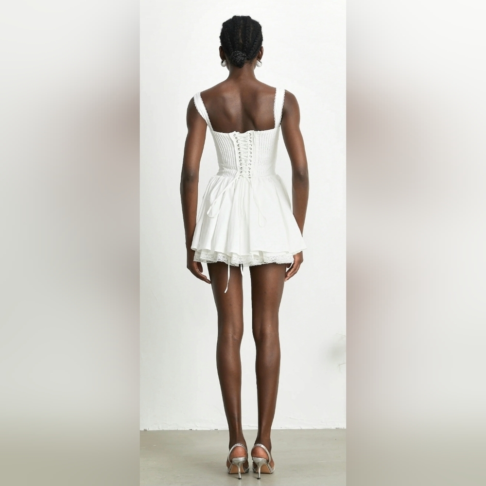 NEW MISS ROSIER CAMILLE CORSET COQUETTE MINI DRESS. - Picture 3 of 10